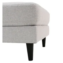 Ottoman en tissu 62 x 31 x 17 - gris