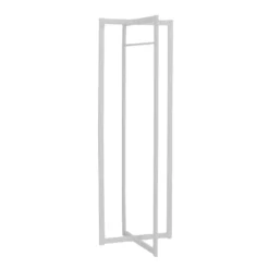 Patère - 72"H, métal blanc
