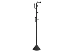 Patère - 66"h, métal noir