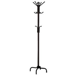 Patère - 74"H, métal noir
