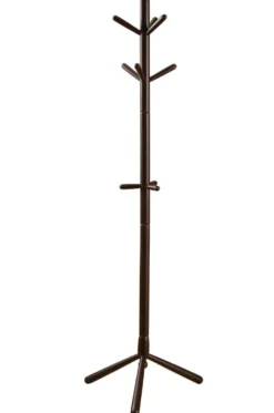 Patère - 69"H, style contemporain en bois espresso