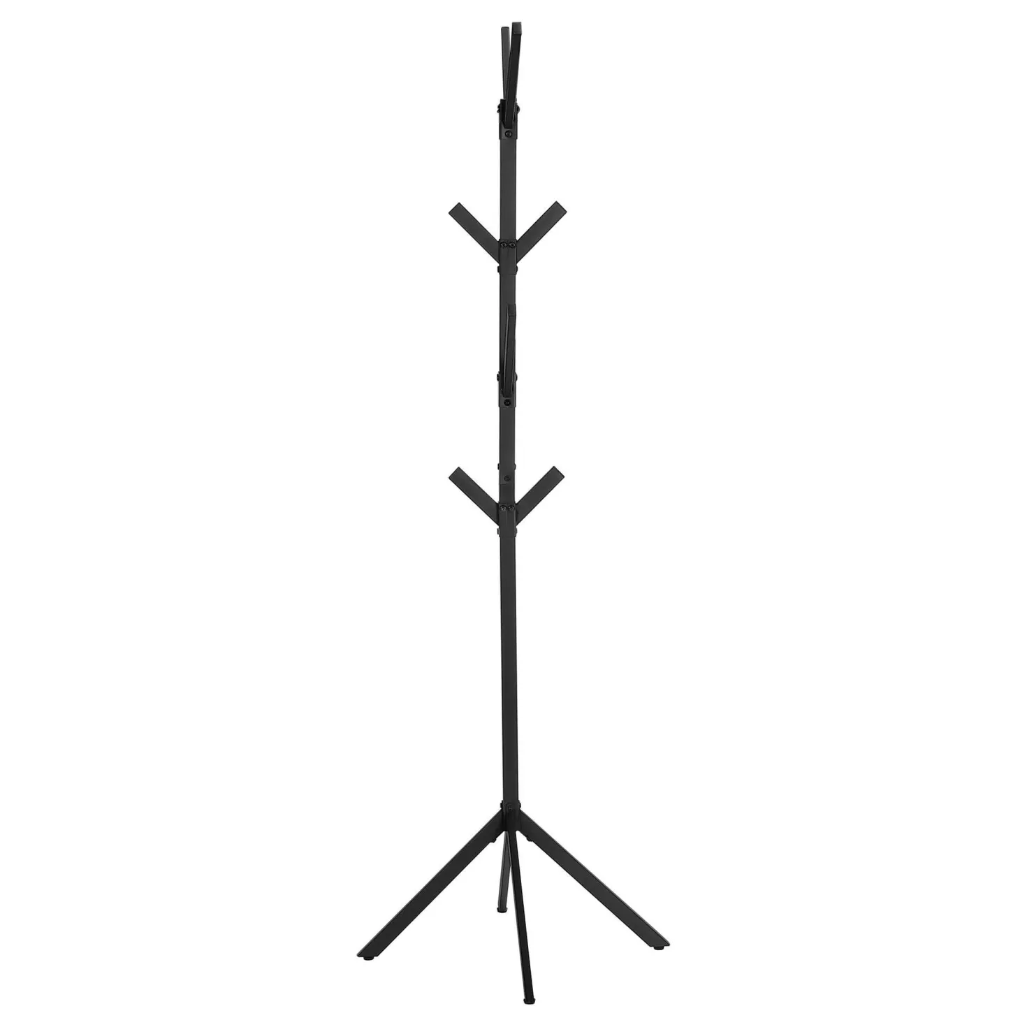 Patère sur pied - 70"H, métal noir