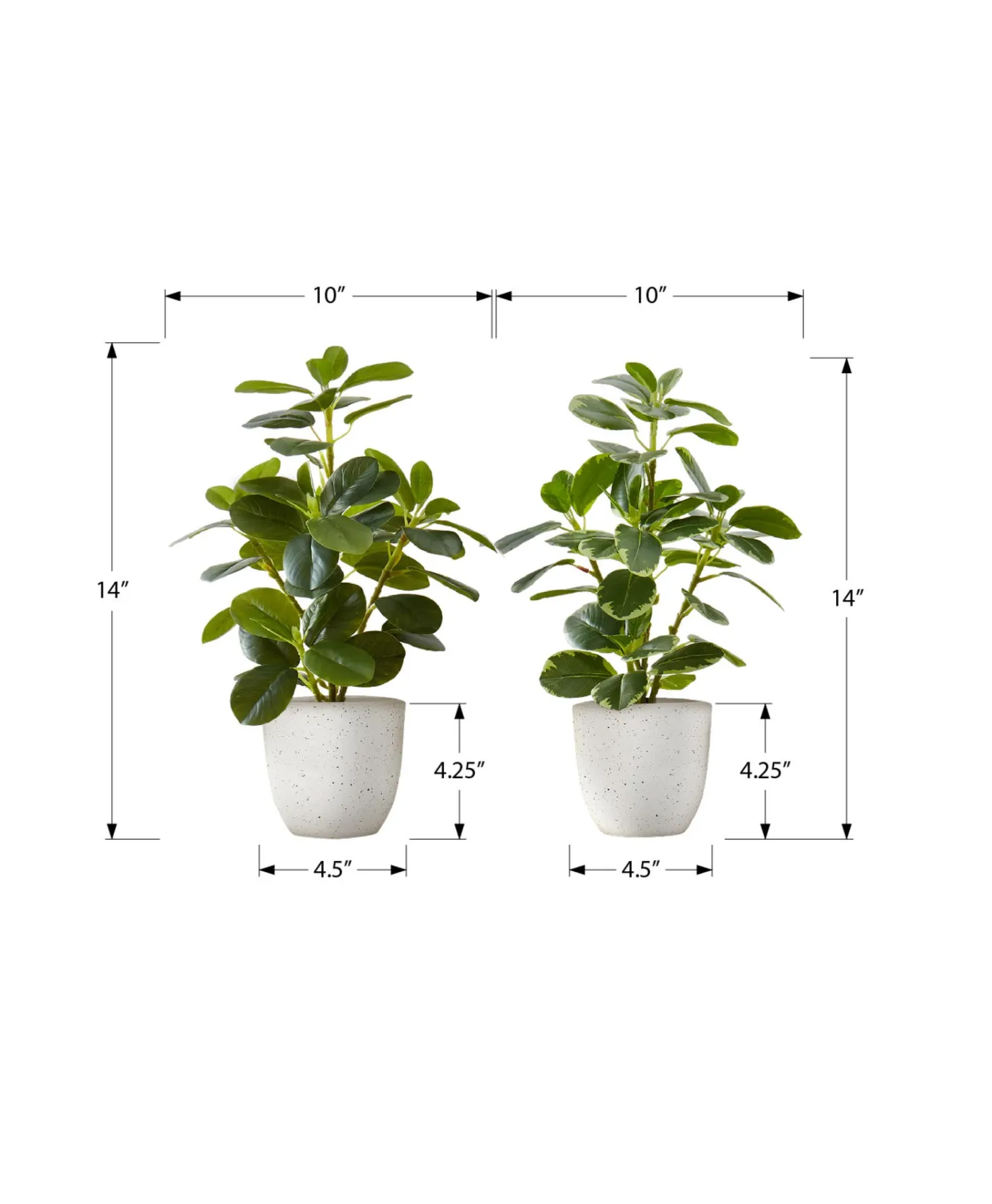 Plante artificielle 14" (boîte de 2)