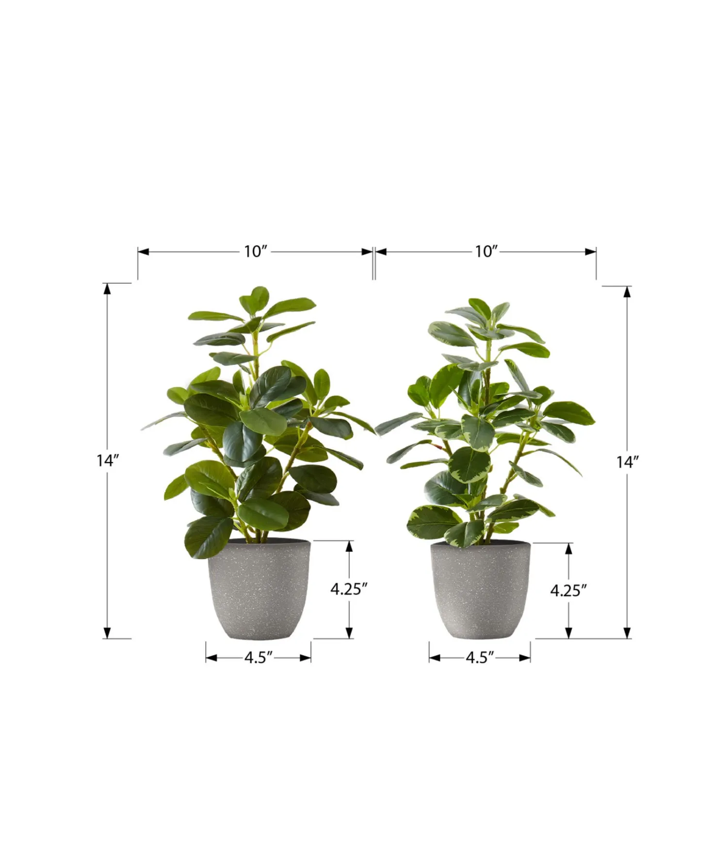 Plante artificielle 14" (boîte de 2)