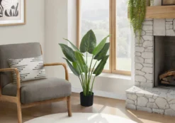 Plante artificielle - 37"H, aureum intérieur pot 6"