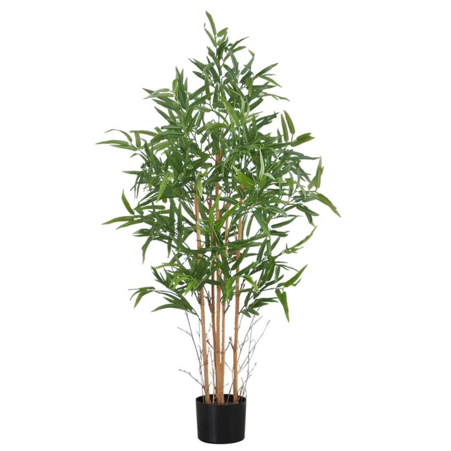 Plante artificielle - 50"H, bambou intérieur pot 5"