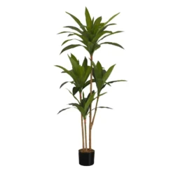 Plante artificielle - 51"H, dracaena intérieur pot 5"