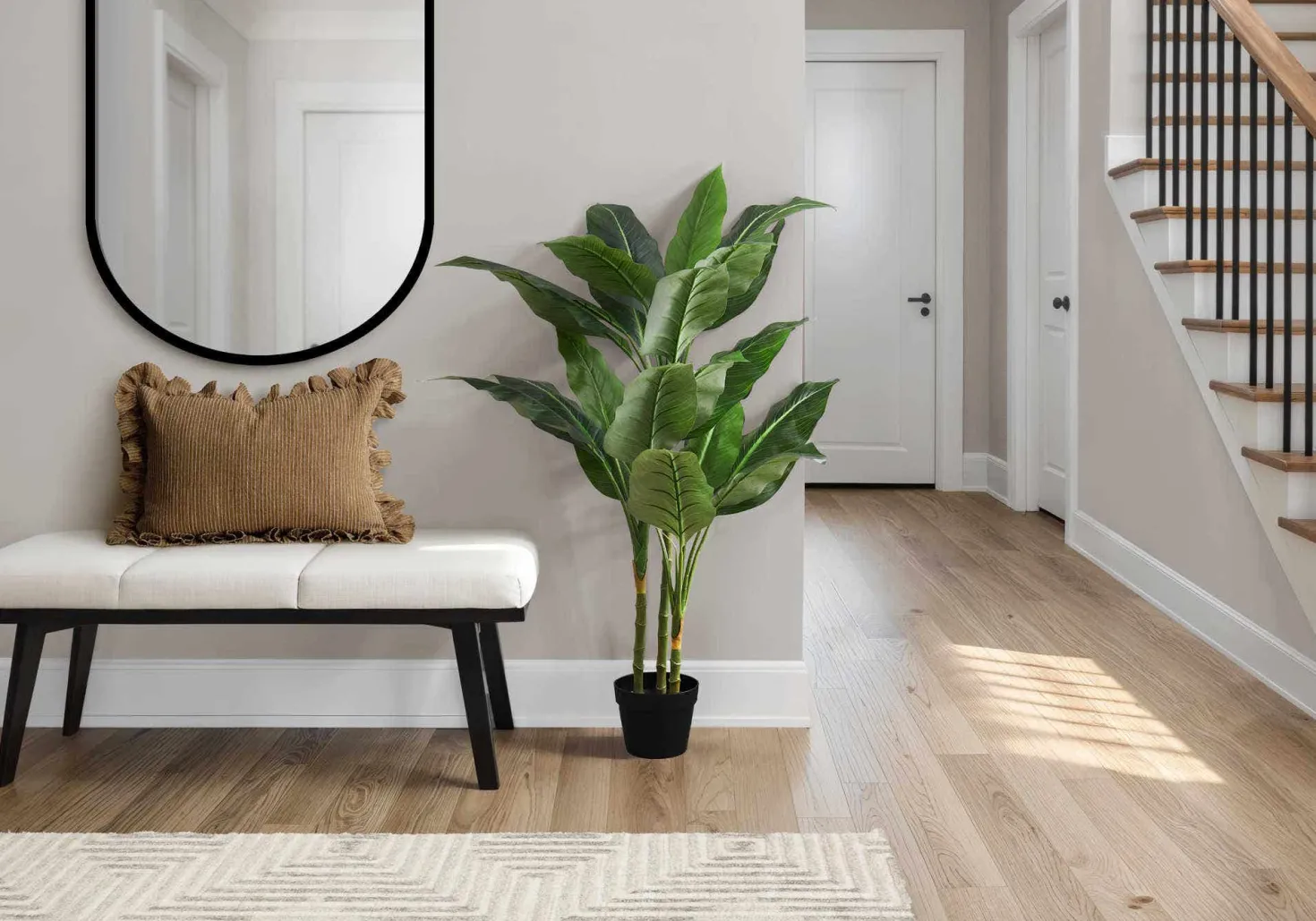 Plante artificielle - 42"H, evergreen intérieur pot 5"