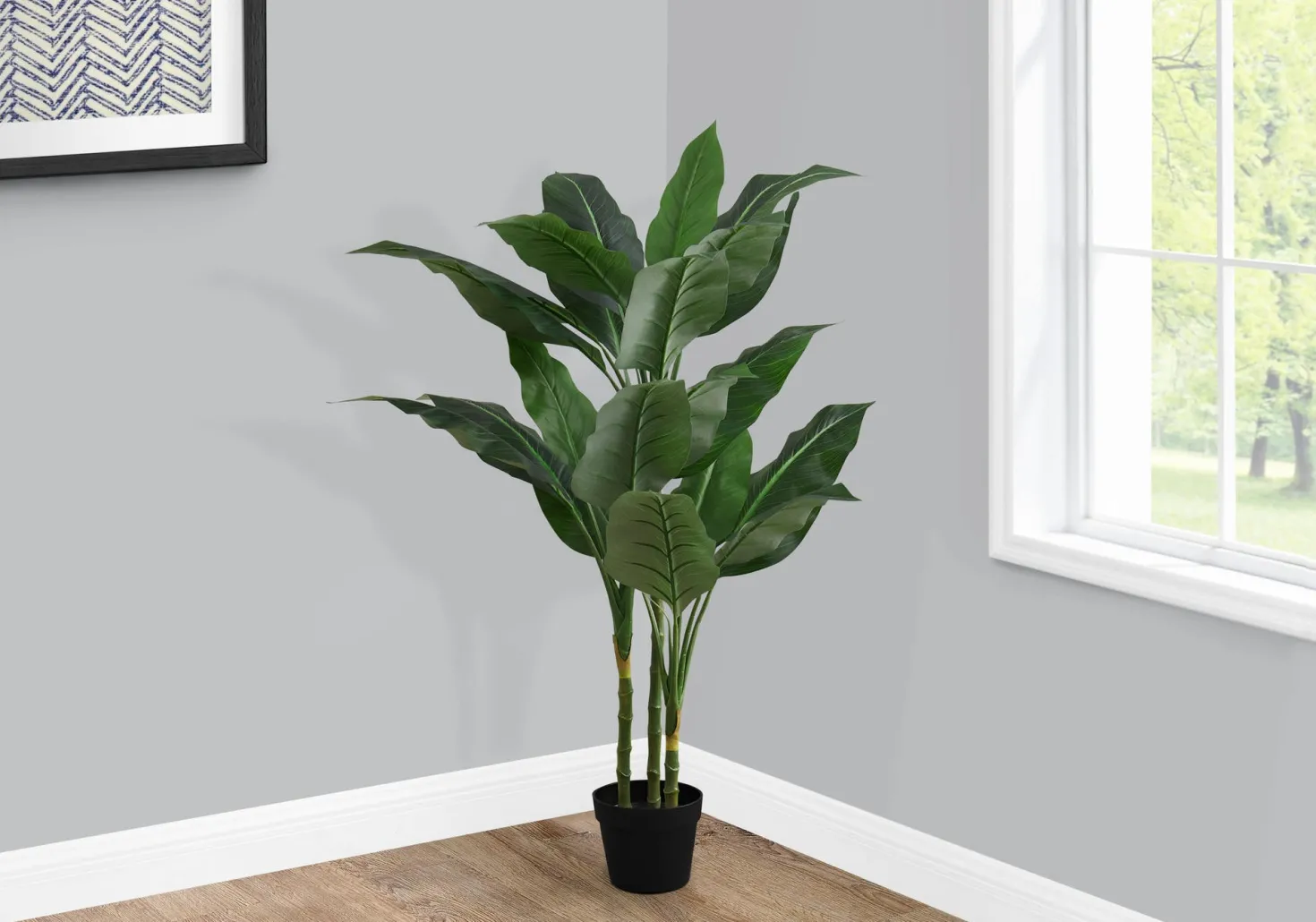 Plante artificielle - 42"H, evergreen intérieur pot 5"
