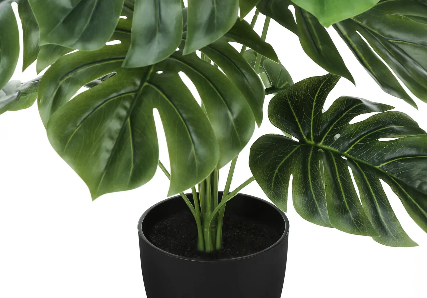 Plante artificielle - 24"H, monstera intérieur pot 5"