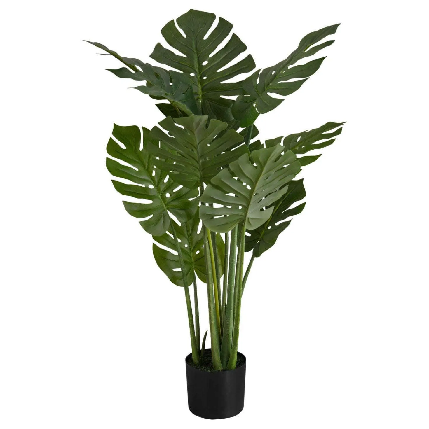 Plante artificielle - 45"H, monstera intérieur pot 6"