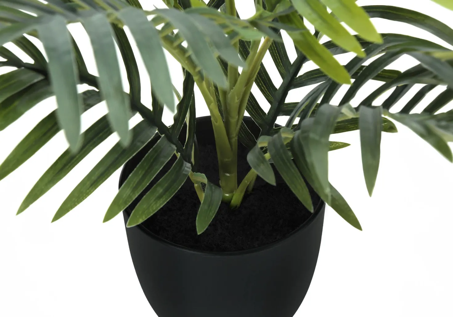 Plante artificielle - 20"H, palmier intérieur pot 5"