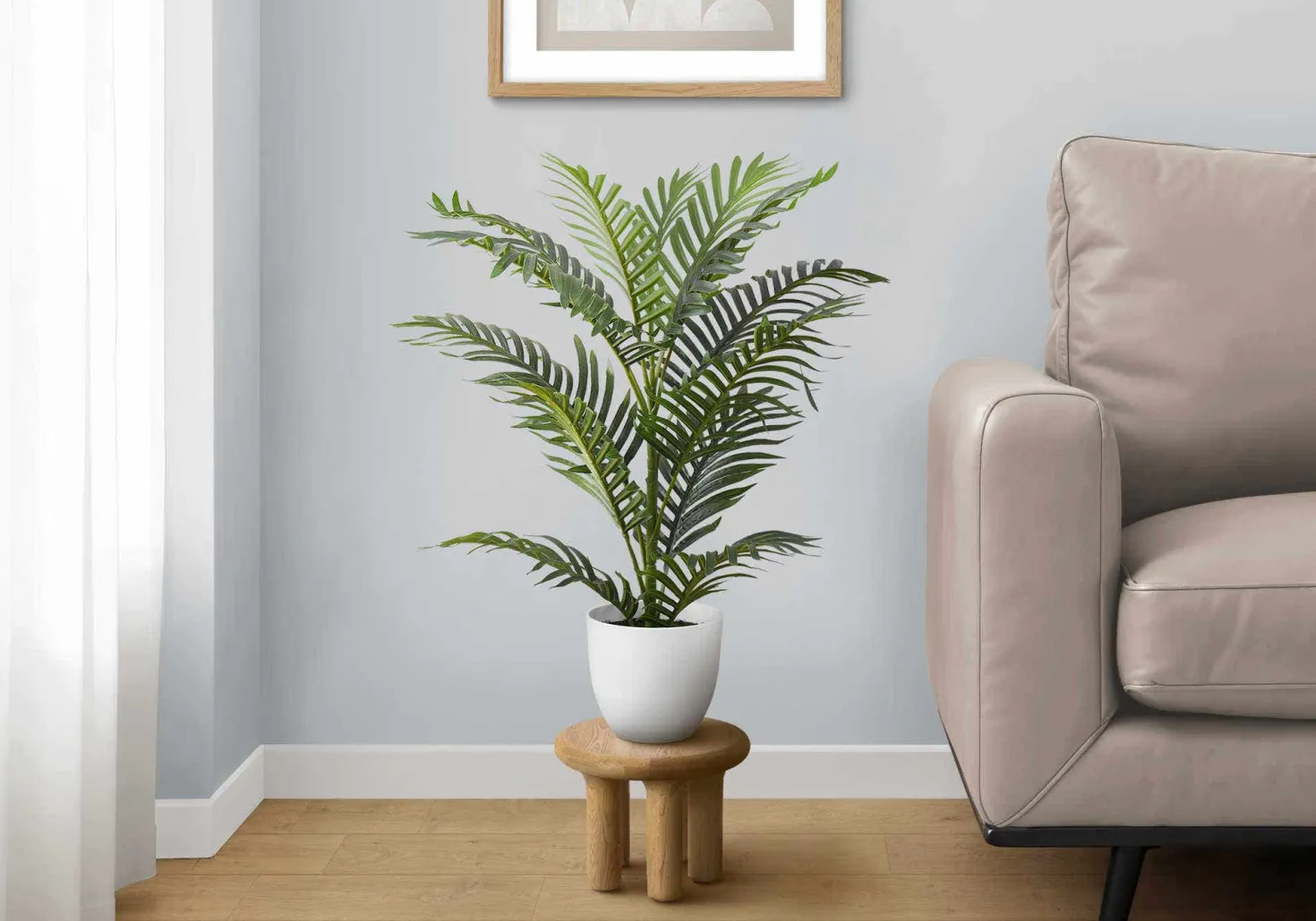Plante artificielle - 28"H, palmier intérieur pot 6"