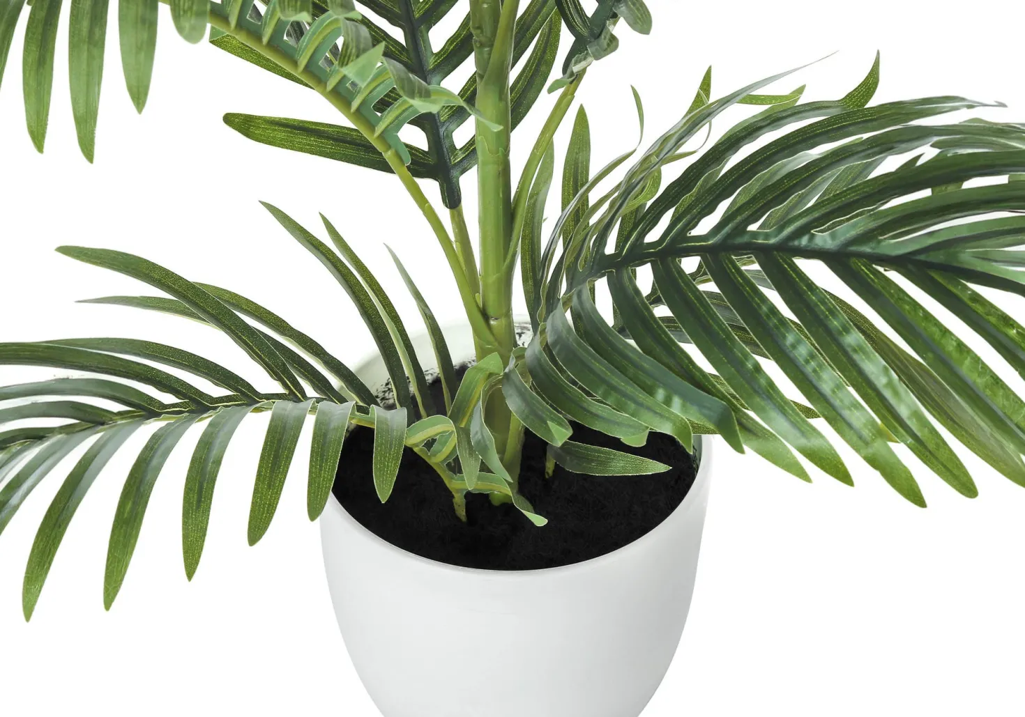 Plante artificielle - 28"H, palmier intérieur pot 6"