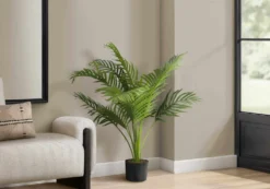 Plante artificielle - 34"H, palmier intérieur pot 5"