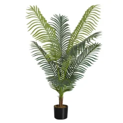 Plante artificielle - 47"H, palmier intérieur pot 5"