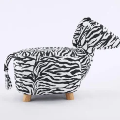 Pouf en forme de zèbre