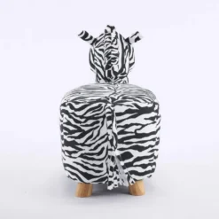 Pouf en forme de zèbre