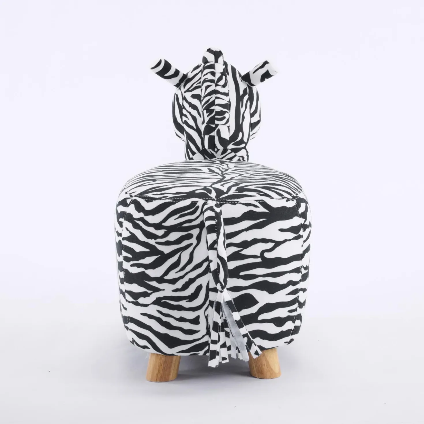 Pouf en forme de zèbre