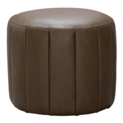 Pouf rond - brun