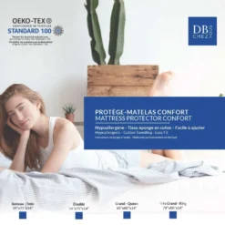 Protège-matelas hypoallergène queen