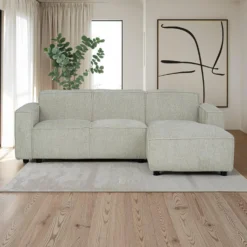 Sectionnel avec chaise longue à droite