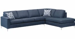 Sectionnel avec chaise longue à droite