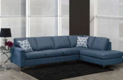 Sectionnel avec chaise longue à droite