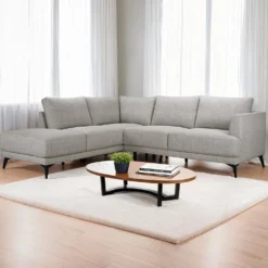 Sectionnel avec chaise longue à gauche