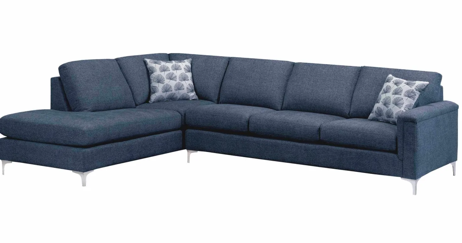 Sectionnel avec chaise longue à gauche