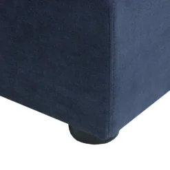 Sectionnel avec chaise longue réversible - bleu