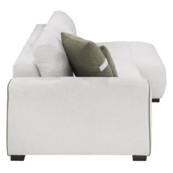 Sectionnel de style guimauve avec chaise longue à droite