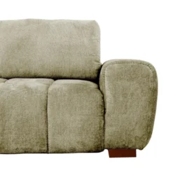 Sectionnel de style guimauve avec chaise longue à gauche - sauge