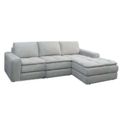 Sectionnel modulaire avec chaise longue à droite - 3 mcx