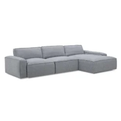Sectionnel modulaire avec chaise longue à droite - 3 mcx