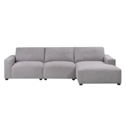 Sectionnel modulaire avec chaise longue à droite - 3 mcx