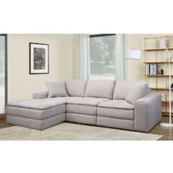 Sectionnel modulaire avec chaise longue à gauche - 3 mcx