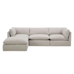 Sectionnel modulaire avec ottoman - 4 mcx
