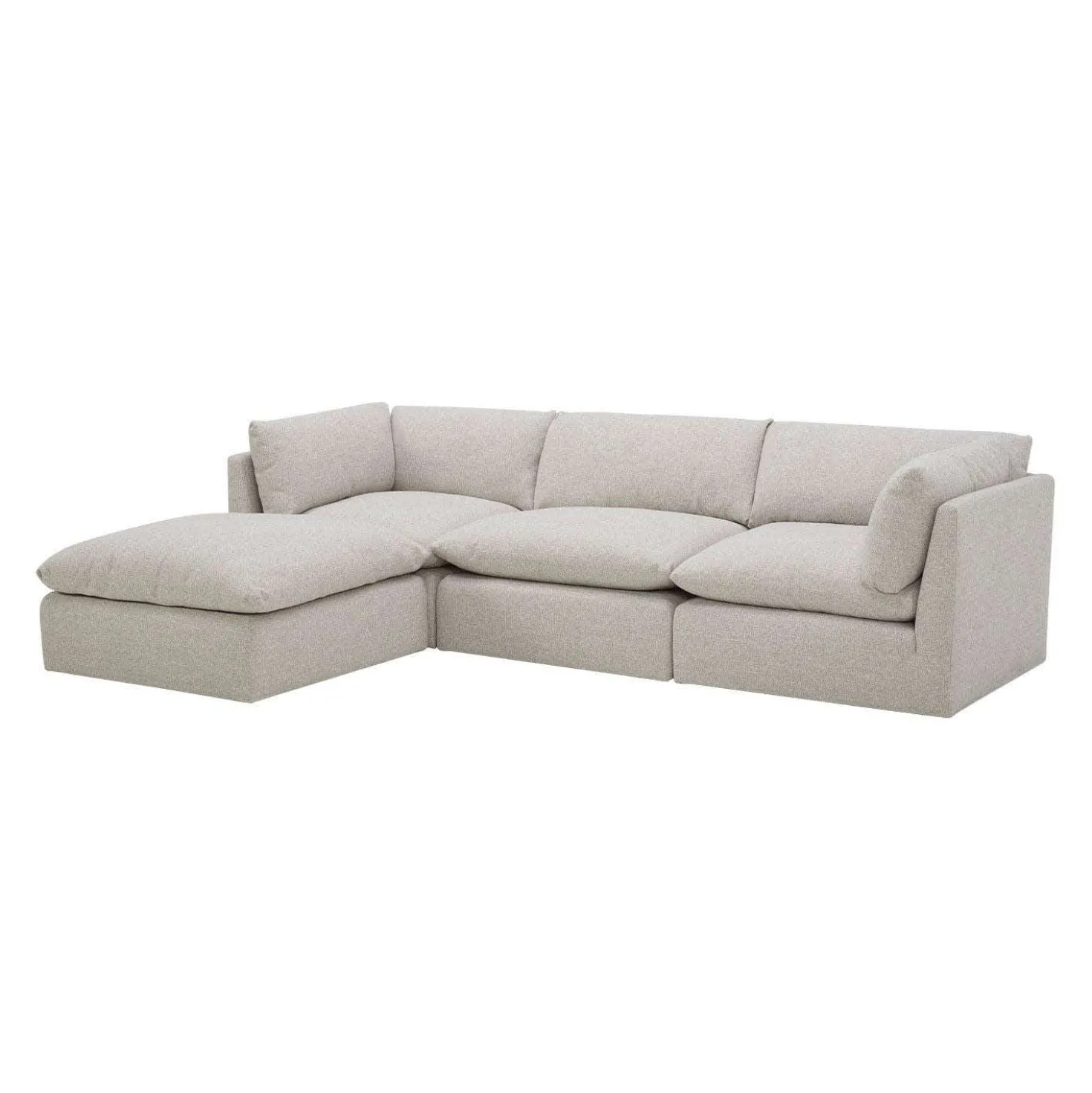 Sectionnel modulaire avec ottoman - 4 mcx