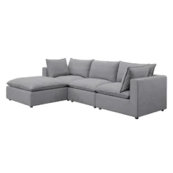 Sectionnel modulaire avec ottoman - 4 mcx
