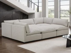 Sectionnel modulaire convertible - 6 mcx