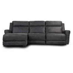 Sectionnel modulaire inclinable et chaise longue avec rangement - 3 mcx
