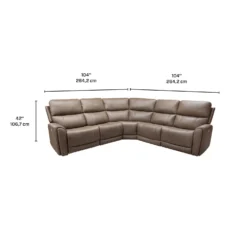 Sectionnel modulaire électrique inclinable - 5 mcx
