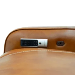 Sectionnel modulaire électrique inclinable avec 2 consoles, haut-parleurs intégrés, massage et chaleur - 7 mcx