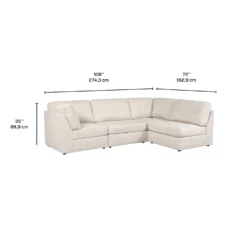 Sectionnel modulaire - 4 mcx