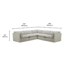 Sectionnel modulaire - 5 mcx