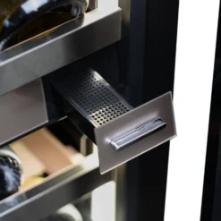 SILHOUETTE Cellier à vin encastré 24″ Inox 24