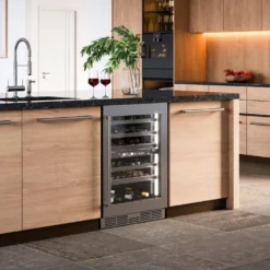 SILHOUETTE Cellier à vin encastré 24″ Inox 24
