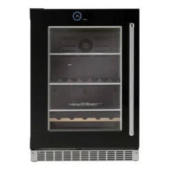 SILHOUETTE Centre de boissons 24 po Noir 24" - SRVBC050L