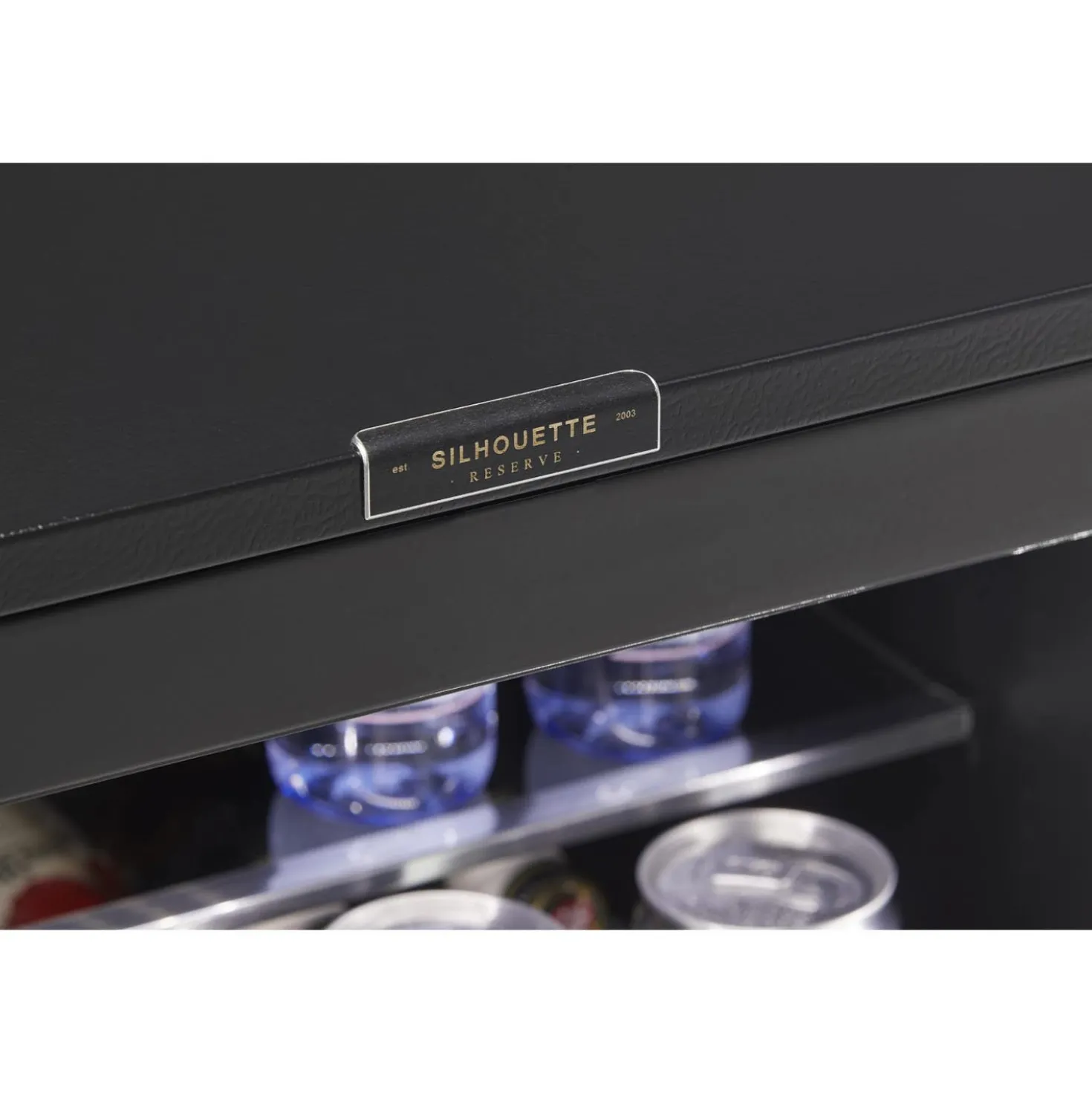 SILHOUETTE Centre de boissons 24 po Noir 24" - SRVBC050L